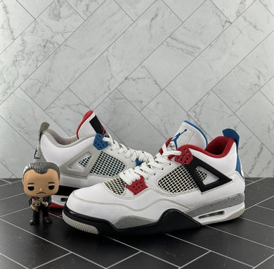 Nike Air Jordan 4 Retro SE What The 4 Men’s Size 13 White Grey Black  CI1184-146