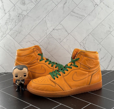 Nike Air Jordan 1 Retro OG G8RD High Orange Peel Size 12 OG Triple Orange Green