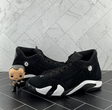 Nike Air Jordan 14 Retro Black White Size 12 487471-016 OG High 2023 XIIII
