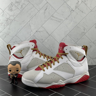 Nike Air Jordan 7 Retro Year Of The Rabbit Size 14 459873-005 White Red Gold OG