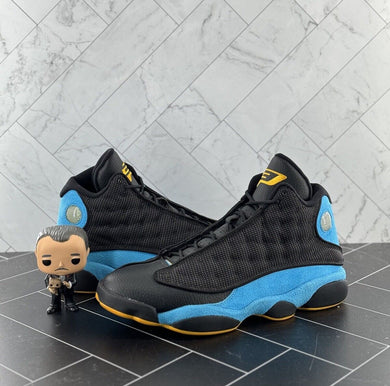 Nike Air Jordan 13 Retro CP3 Away 2015 Size 11 823902-015 Black Blue Yellow OG