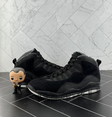 Nike Air Jordan 10 Retro Stealth 2012 Size 10.5 310805-003 Black White Grey OG