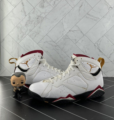 Nike Air Jordan 7 Retro Cardinal 2011 Size 13 304775-104 White Black Red OG