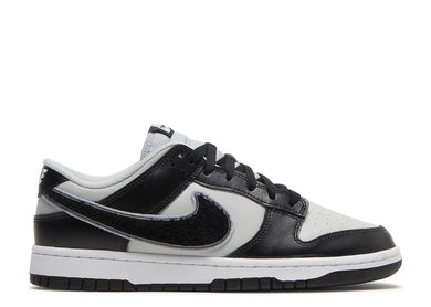 Nike Dunk Low 'Chenille Swoosh - Black Grey Fog'