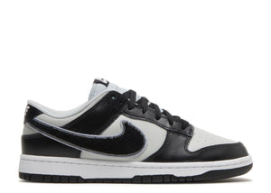 Nike Dunk Low 'Chenille Swoosh - Black Grey Fog'