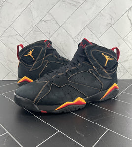 Nike Air Jordan 7 Retro 2006 Citrus Size 14 304775-081 Men’s OG Black Red Orange