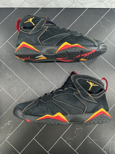 Nike Air Jordan 7 Retro 2006 Citrus Size 14 304775-081 Men’s OG Black Red Orange