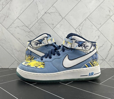 Nike Air Force 1 Premium M Vick Mid Collection Royale Size 9 313984-411 2006