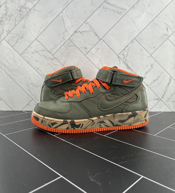 Nike Air Force 1 Premium 07 Mid Green Size 8 316670-331 2007