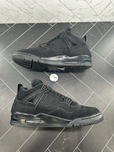 Load image into Gallery viewer, Nike Air Jordan 4 Retro Mid Black Cat Size 10.5 CU1110-010 2020