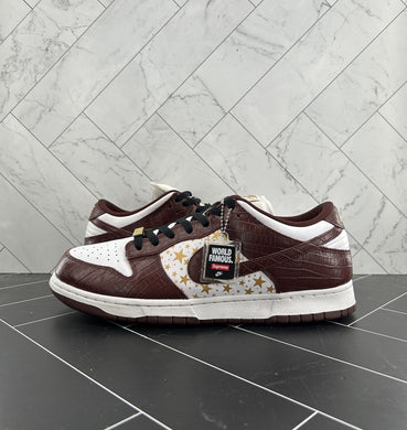 Nike Supreme x Dunk OG SB QS Low Barkroot Brown Size 12 DH3228-103 2021