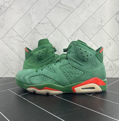 Nike Air Jordan 6 Retro NRG Green Suede Gatorade Size 11 AJ5986-335 2017