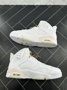 NEW Nike Air Jordan 6 Retro Gold Hoops W Size W10.5 9 Mens DH9696-100 2021