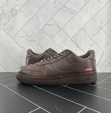 Nike Supreme x Air Force 1 Low Box Logo - Baroque Brown Size 12 CU9225-200