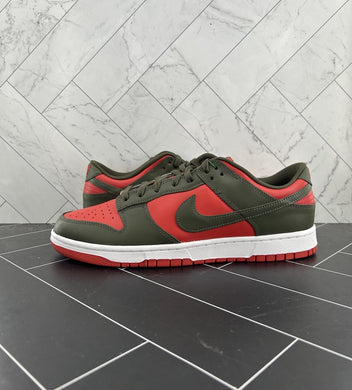 NEW Nike Dunk Low Cargo Khaki Mystic Red Size 13 DV0833-600