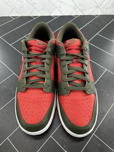 NEW Nike Dunk Low Cargo Khaki Mystic Red Size 13 DV0833-600