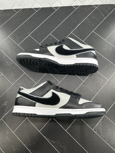 NEW Nike Dunk Low Chenille Swoosh - Black Grey Fog Size 13 DQ7683-001