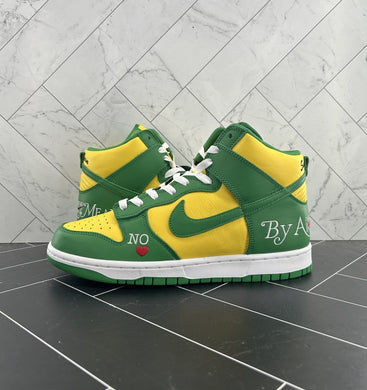 Nike Supreme x Dunk SB High By Any Means - Brazil Size 10 DN3741-700 2022