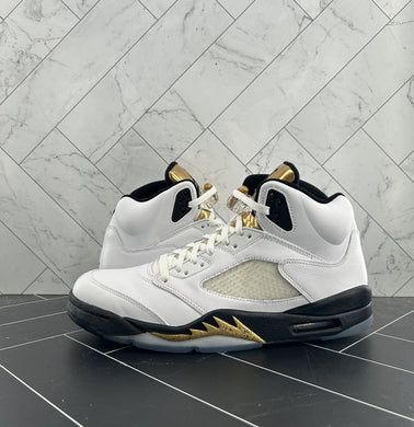 Nike Air Jordan 5 Retro Olympic Gold Tongue Size 11 136027-133 2016