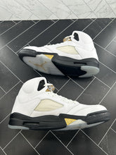 Load image into Gallery viewer, Nike Air Jordan 5 Retro Olympic Gold Tongue Size 11 136027-133 2016