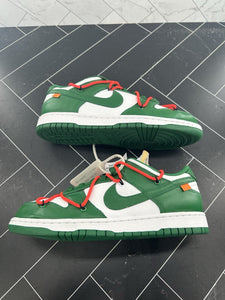 NEW Nike Dunk Low x OFF-WHITE Pine Green 2019 Size 9 CT0856-100