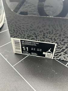 Nike Air Jordan 3 Retro 2023 Mid Fear Size 11 CT8532-080