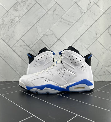 NEW Nike Air Jordan 6 Retro 2014 Sport Blue Size 11 384664-107