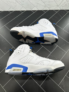 NEW Nike Air Jordan 6 Retro 2014 Sport Blue Size 11 384664-107