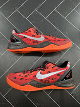 Load image into Gallery viewer, NEW Nike Kobe 8 Challenge Red Size 8.5 555035-600 2013 Black Reflective Silver