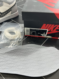 NEW Nike Air Jordan 1 x Dior High Gray Size 3.5 CN8607-002 2020 #0000/8500