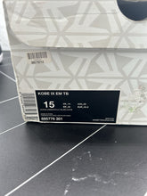 Load image into Gallery viewer, NEW Nike Kobe 9 EM TB Gorge Green Size 15 685776-301 2014