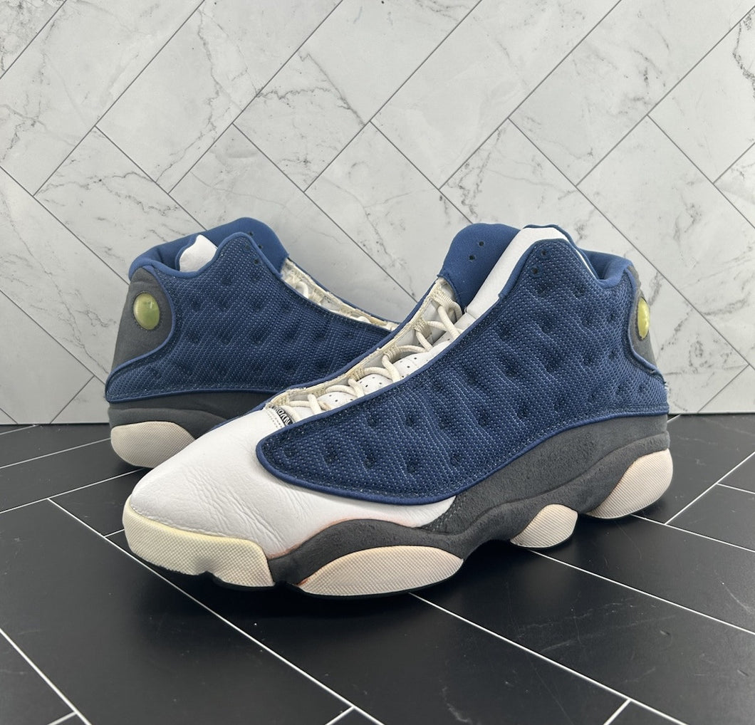 Nike Air Jordan 13 Retro 2005 Flint Size 13 310004-441 Men’s Blue White OG