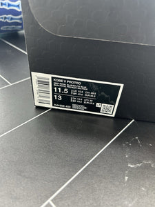Nike Zoom Kobe 5 Protro X-Ray Size 11.5 HJ4303-400