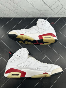 Nike Air Jordan 6 Retro Bulls Size 13 384664-102 2010 Men’s White Black Red