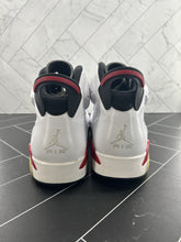 Load image into Gallery viewer, Nike Air Jordan 6 Retro Bulls Size 13 384664-102 2010 Men’s White Black Red