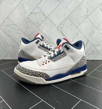 Load image into Gallery viewer, Nike Air Jordan 3 Retro OG Mid True Blue Size 9.5 854262-106 2016
