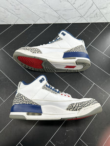 Nike Air Jordan 3 Retro OG Mid True Blue Size 9.5 854262-106 2016