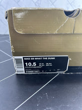 Load image into Gallery viewer, Nike SB Dunk Low What The Dunk 2007 Size 10.5 318403-141 Men’s