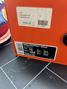 Nike sacai x LDWaffle Varsity Blue Size 12 BV0073-400