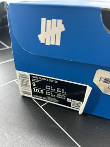 Nike Dunk Low x Undefeated Dunk Vs AF1 2021 Size 9 DO9329-001