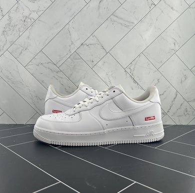 Nike Air Force 1 x Supreme Low Box Logo - White Size 11 CU9225-100