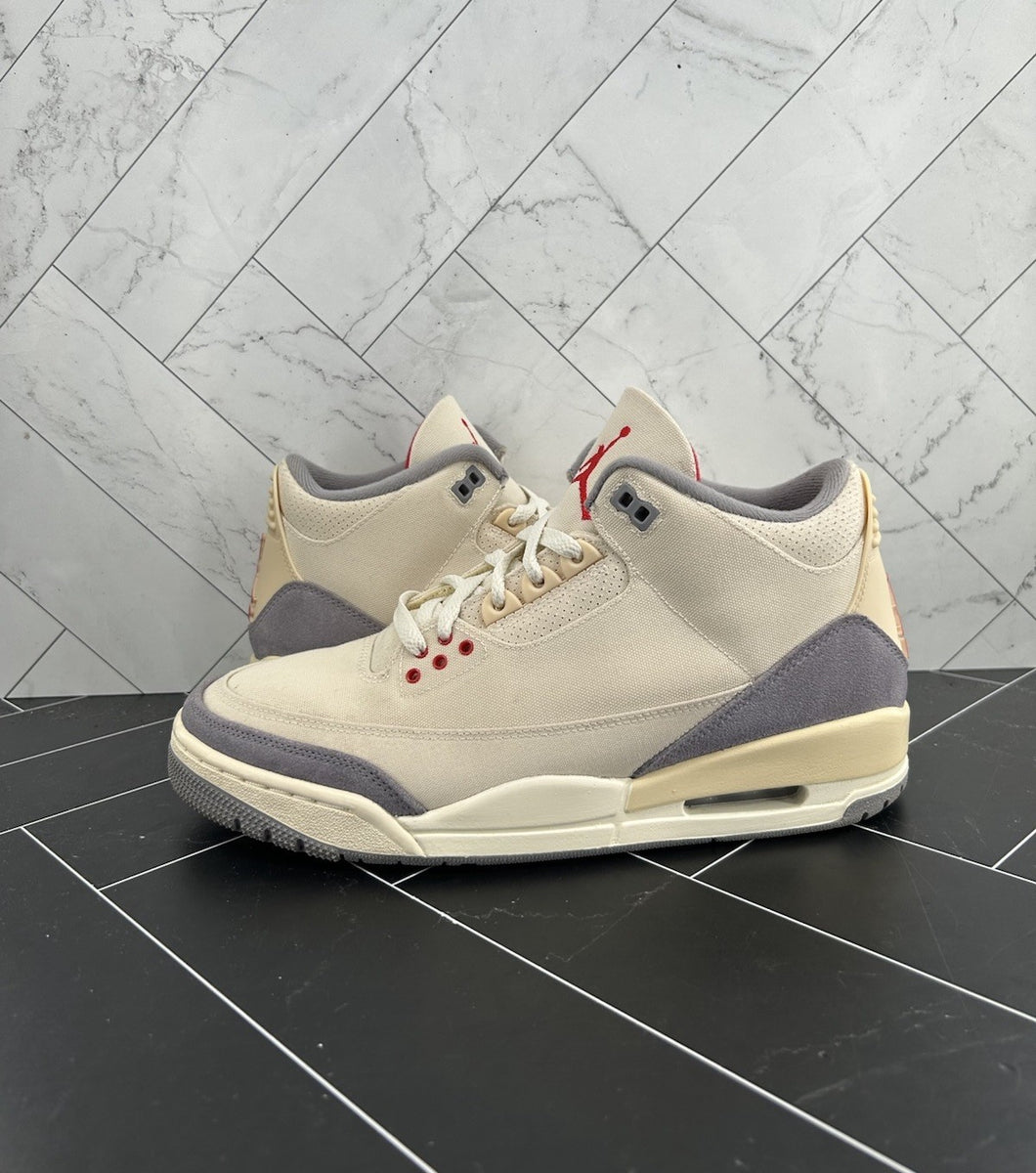 Nike Air Jordan 3 Retro Muslin Size 9.5 DH7139-100 2022