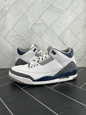 Nike Air Jordan 3 Retro Midnight Navy Size 9.5 2023 CT8532-140