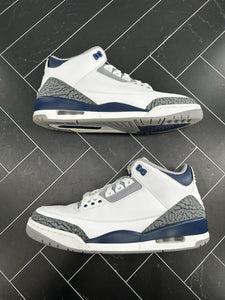 Nike Air Jordan 3 Retro Midnight Navy Size 9.5 2023 CT8532-140