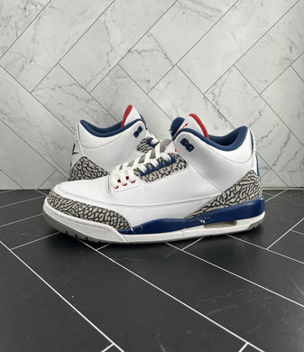 Nike Air Jordan 3 Retro OG Mid True Blue Size 11.5 854262-106 2016