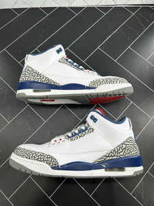 Nike Air Jordan 3 Retro OG Mid True Blue Size 11.5 854262-106 2016