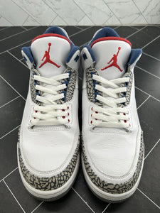 Nike Air Jordan 3 Retro OG Mid True Blue Size 11.5 854262-106 2016