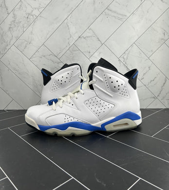 Nike Air Jordan 6 Retro Sport Blue Size 11 2014 384664-107