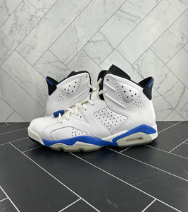 Nike Air Jordan 6 Retro Sport Blue Size 11 2014 384664-107