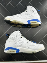 Load image into Gallery viewer, Nike Air Jordan 6 Retro Sport Blue Size 11 2014 384664-107
